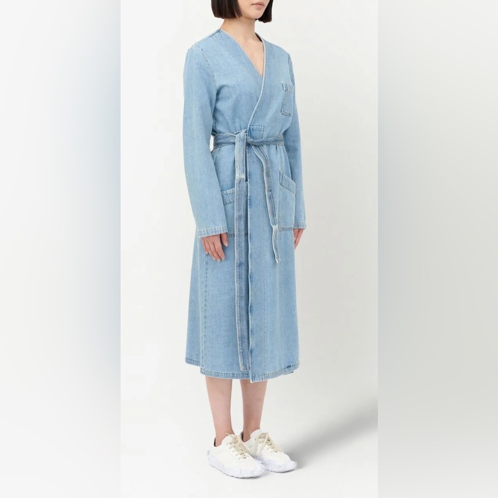 Nw/Ot Mm6 Maison Margiela Collarless Trench Coat Size: 36 View 4
